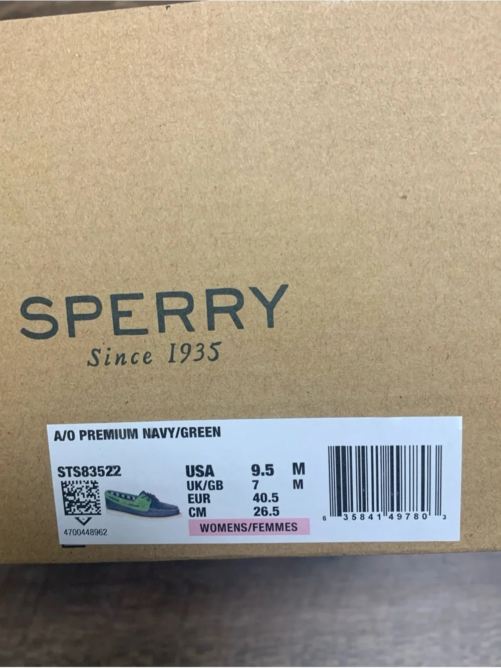 Sperry women’s boat